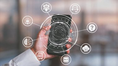 Yapay Zeka Asistanı Chatbot Prompt Mühendislik Tarafından Açıklanabilir Yapay Zeka Bilgileri ve Akıllı İş Desteği için LLM Derin Öğrenme Teknolojisi tarafından kontrol ediliyor. Spire.