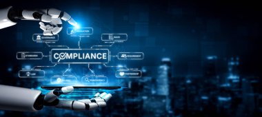 Yapay zeka, organizasyonları korumak ve şeffaflığı geliştirmek için otomatik politika kontrollerine, akıllı düzenleme sistemlerine ve akıllı denetlemeye uyulmasını sağlar. Yapay Zeka Çizgisi