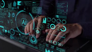 LLM Teknoloji, Büyük Veri, Makine Öğrenme, İş Desteği için Üretici AI, Geleceğin AI Teknolojisi ve Yapay Zeka Mühendisliği Asistan Beyin İşlemcisi. Thunk