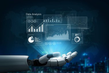 Yapay zeka, gösterge panellerini otomatikleştirerek, istatistikleri görselleştirerek ve gerçek zamanlı performans içgörüleri yoluyla stratejik kararları destekleyerek iş veri analizlerini geliştirir.