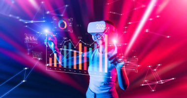Bir sanal gerçeklik analisti yenilikçi veri görselleştirmesine dalmış, gelecek için iş stratejisi ve finansal başarı sağlamak için grafikler ve grafiklerle uğraşmış. XDMCP
