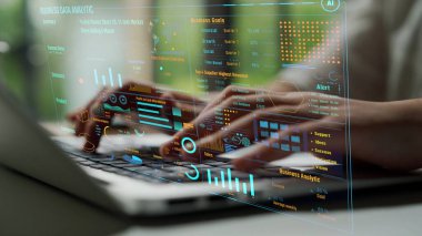 Modern dijital işletmelerde veri analizi ve gerçek zamanlı analitik, öngörü veri modellemesi, iş zekası analizleri ve veri odaklı karar verme stratejisi. Thunk