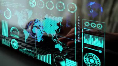 Bağlantı ağı görselleştirmesi küresel bağlantıyı, ağ iletişimini, dijital bağlantı analitiğini gösteriyor. Ağ araçlarını gerçek zamanlı içgörü destekle ve bağlantı sistemini geliştir. Thunk