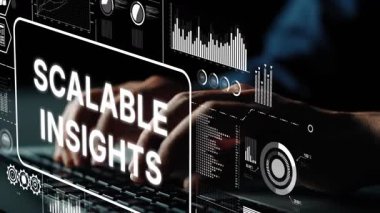 Teknoloji Endüstrisinde Ölçeklenebilir Sezgiler İçin Dijital Analiz ve Veri Görselleştirmesi ile Modern İş Stratejisi. Asemptotik akıllı veri analitiği.