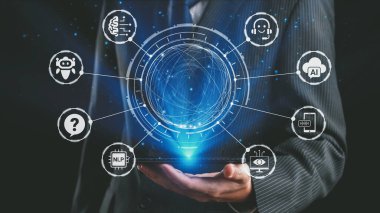 Yapay Zeka Asistanı Chatbot Prompt Mühendislik Tarafından Açıklanabilir Yapay Zeka Bilgileri ve Akıllı İş Desteği için LLM Derin Öğrenme Teknolojisi tarafından kontrol ediliyor. Spire.