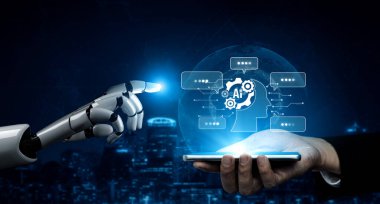 Yapay Zeka Asistanı Chatbot Prompt Mühendislik Tarafından Açıklanabilir Yapay Zeka Bilgileri ve Akıllı İş Desteği için LLM Derin Öğrenme Teknolojisi tarafından kontrol ediliyor. Kefil