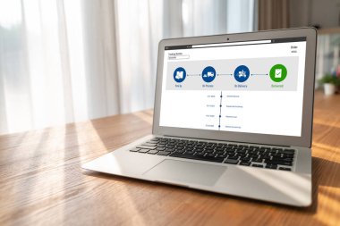 Ürün nakliyesi ve teslimatı için e-ticaret ve mod çevrimiçi iş izleme sistemi