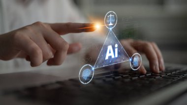 LLM Teknoloji, Büyük Veri, Makine Öğrenme, İş Desteği için Üretici AI, Geleceğin AI Teknolojisi ve Yapay Zeka Mühendisliği Asistan Beyin İşlemcisi. Eğri