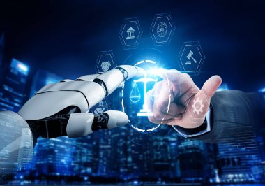 Yapay zeka, dijital hukuku kontrol panelleri, adalet odaklı araçlar ve etik yönetim ve teknoloji politikalarının hizalanması için güvenli otomasyon yoluyla düzenler. Yapay Zeka Çizgisi