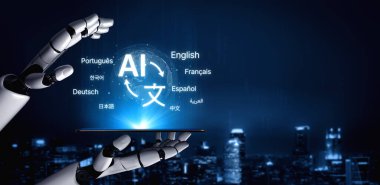 Yapay zeka dilleri, çok dilli asistanlar, akıllı çeviri araçları ve kültürler arası sanal öğrenme ortamları ile köprüleri kurar. Yapay Zeka Çizgisi
