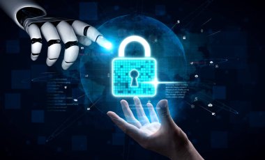 Yapay zeka, zeki tehdit tespiti, sanal asistan uyarıları ve yapay zeka sahibi dijital ihlallerle siber güvenliği güçlendirir. Kefil