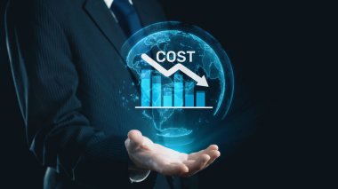 Dijital dönüşüm, işletme maliyeti optimizasyonu, operasyonel maliyet düşüşü, finansal tasarruflar ve ticari başarı için kaynak verimliliği stratejileri yoluyla maliyet azaltma ve maliyet tasarrufu. Elide