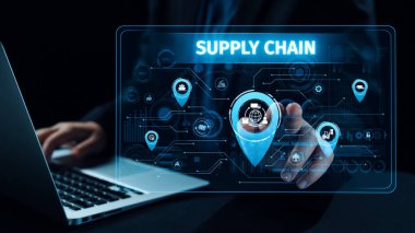 Veri odaklı lojistik, ulaşım ve dağıtım ile tedarik zinciri süreçleri. işlemleri güçlendirir. Tedarik zinciri verimliliği artırır. Tedarik zinciri lojistik ve teslimatı birleştirir. Elide