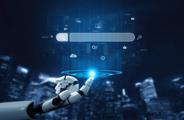 Dijital bilgi bulmak, SEO görünürlüğünü arttırmak, görüşleri izlemek ve akıllı çevrimiçi araçlarla veri erişimini desteklemek için AI yardımcı motor arayüzü. Kefil