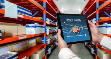 Ürün nakliyesi ve teslimatı için e-ticaret ve mod çevrimiçi iş izleme sistemi