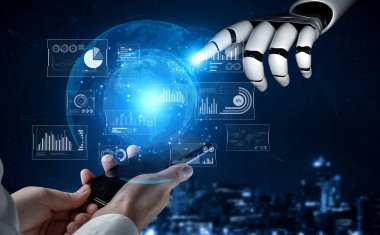 AI, kavrayış sağlamak, iş zekasını artırmak ve dijital karar verme süreçlerini optimize etmek için gerçek zamanlı küresel veri analizi panellerini destekler