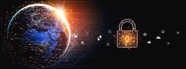 Siber güvenlik verileri ve sistemleri korur. Siber güvenlik yapay zeka kullanır, dijital güvenlik bulutları korur, siber güvenlik finansmanı korur ve erişim kontrolünü sağlar. Kefil