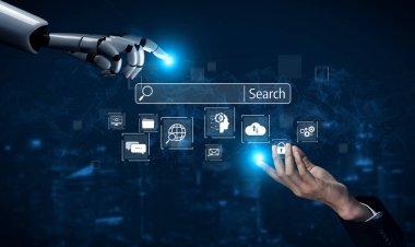 AI, çevrimiçi görünürlük ve pazarlama erişimini artırmak için akıllı anahtar araçlar, arama şablonu analizleri ve sanal asistanları ile SEO 'yu geliştirir. Kefil