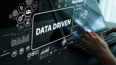 Klavyede, Dijital Arayüz ve İş Sezgileri ve Analizi İçin Grafiksel Elementlerle Klavye Yazıyor. Asemptotik akıllı veri analitiği.