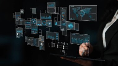 Data insights, charts, and analytics help visualize performance. Data drives strategy, analytics enhances growth, and data improves business outcomes through analytics. Marrow
