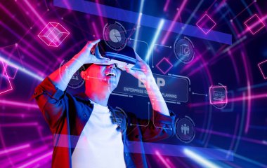 Explore the intersection of virtual reality and enterprise resource planning as a user engages with innovative data management solutions for enhanced business outcomes. XDMCP