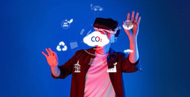 Explore virtual reality as a powerful tool for enhancing climate awareness. This image showcases the innovative intersection of technology and sustainability for global impact. XDMCP