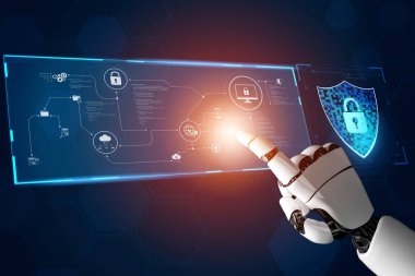 Yapay zeka, zeki tehdit tespiti, sanal asistan uyarıları ve yapay zeka sahibi dijital ihlallerle siber güvenliği güçlendirir. Kefil