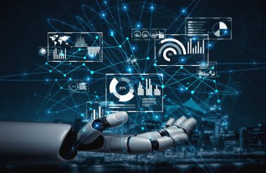 Yapay zeka, veri analizlerini öngörü modelleri, akıllı gösterge panelleri ve veri odaklı iş kararları için sanal asistan görüşleriyle yürütüyor. Kefil