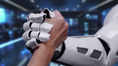 A hand is reaching toward a captivating digital interface featuring various data visualization elements, symbolizing technology and innovation in a modern workspace. Auvana