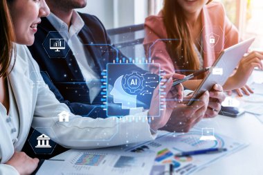 AI sistem entegrasyonu, hizmetleri, performansı ve akıllı otomasyon kesesini geliştirmek için dijital ağlar arasında yapay zeka, sistem ve entegrasyonu bağlar.