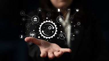 A business process automation and operations management system. A concept for integrating and automating core business functions for efficiency. Motif