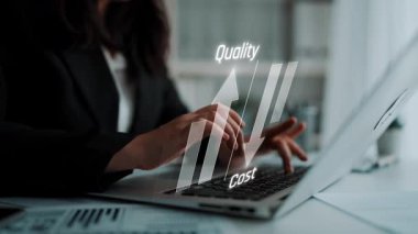 Increase quality and reduce cost represent quality, cost, and performance optimization for business strategy and resource efficiency Marrow
