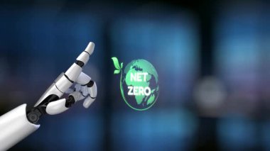 AI, net sıfır hedeflere ulaşmak ve dijital ticareti yeşil yenilikle dönüştürmek için eko-zeki araçlar ve sanal asistanlarla sürdürülebilirlik stratejisine rehberlik etmektedir. Çağ