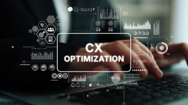 Grafikler ve Veri Görselleri Arkaplanda Müşteri Deneyimi İyimserleştirme Stratejisi İşletme Profesyoneli. Asemptotik akıllı veri analitiği.