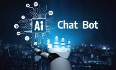 Yapay Zeka Asistanı Chatbot Prompt Mühendislik Tarafından Açıklanabilir Yapay Zeka Bilgileri ve Akıllı İş Desteği için LLM Derin Öğrenme Teknolojisi tarafından kontrol ediliyor. Kefil