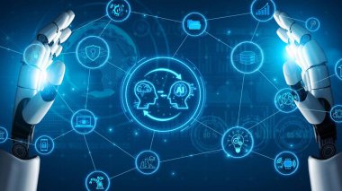 Yapay zeka, robot bilimi, makine öğrenme ve veri sistemlerini otomatikleştirerek ve gerçek zamanlı karar verme mekanizmasını geliştirerek işbirlikçi zekaya olanak sağlar. İlik