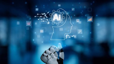 LLM Teknoloji, Büyük Veri, Makine Öğrenme, İş Desteği için Üretici AI, Geleceğin AI Teknolojisi ve Yapay Zeka Mühendisliği Asistan Beyin İşlemcisi. Çekirdek