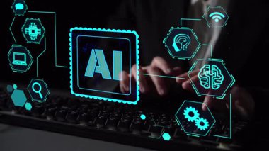 LLM Teknoloji, Büyük Veri, Makine Öğrenme, İş Desteği için Üretici AI, Geleceğin AI Teknolojisi ve Yapay Zeka Mühendisliği Asistan Beyin İşlemcisi. Thunk