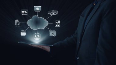 Bulut hesaplama, bulut stratejisi ve dijital altyapıyı ölçeklenebilir hizmetler, güvenli veri depolama ve bulut tabanlı dijital iş çözümleri ile dönüştüren bulut teknolojisi. Elide