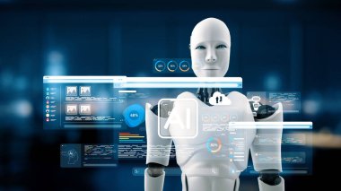 LLM Teknoloji, Büyük Veri, Makine Öğrenme, İş Desteği için Üretici AI, Geleceğin AI Teknolojisi ve Yapay Zeka Mühendisliği Asistan Beyin İşlemcisi. Çağ