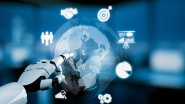 Yapay zeka, sanal asistan planlaması, yapay zeka finans araçları ve uluslararası başarı için yapay zeka stratejileriyle küresel pazarlamayı mümkün kılar. Çekirdek