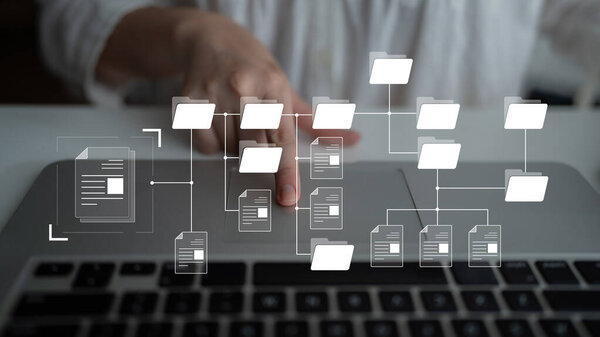 Цифровая структура файлов, показывающая организацию папок, иерархию файлов и расположение документов. Структура файлов поддерживает управление, улучшает доступ, а структура файлов повышает ясность. Защелка