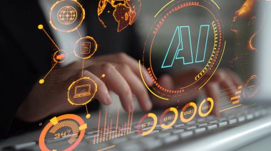 LLM Teknoloji, Büyük Veri, Makine Öğrenme, İş Desteği için Üretici AI, Geleceğin AI Teknolojisi ve Yapay Zeka Mühendisliği Asistan Beyin İşlemcisi. Thunk