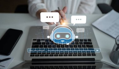 Yapay Zeka Asistanı Chatbot Prompt Mühendislik Tarafından Açıklanabilir Yapay Zeka Bilgileri ve Akıllı İş Desteği için LLM Derin Öğrenme Teknolojisi tarafından kontrol ediliyor. Eğri