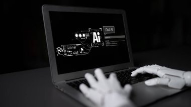 Yapay Zeka Asistanı Chatbot Prompt Mühendislik Tarafından Açıklanabilir Yapay Zeka Bilgileri ve Akıllı İş Desteği için LLM Derin Öğrenme Teknolojisi tarafından kontrol ediliyor. Latch