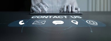 An AI assistant manages multiple communication channels for customer service. This automated contact system provides support via chatbot, email, and phone for instant user help. Fermion