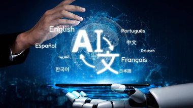 Birden fazla dille küresel iletişim, dijital çeviri araçları, çok dilli teknoloji, kültürler arası iletişim ve sanal dil öğrenme ortamları. Muxer