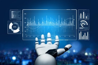 Yapay zeka, veri analizlerini öngörü modelleri, akıllı gösterge panelleri ve veri odaklı iş kararları için sanal asistan görüşleriyle yürütüyor. Kefil