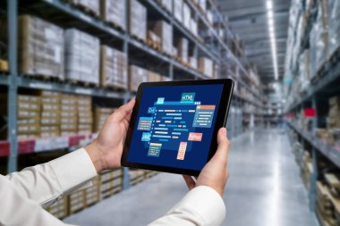 Yeni uygulama geliştirme için HTML, ve C Brisk gibi çeşitli programlama dillerinin kodlama ekranı ile yazılım geliştirme veya programlama çalışmaları