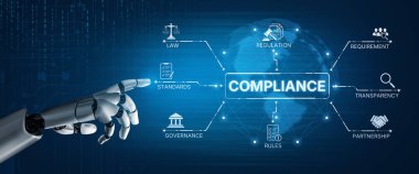 Yapay zeka, organizasyonları korumak ve şeffaflığı geliştirmek için otomatik politika kontrollerine, akıllı düzenleme sistemlerine ve akıllı denetlemeye uyulmasını sağlar. Yapay Zeka Çizgisi